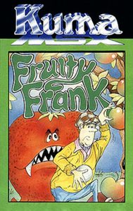Das Cover der englischen Kassette zu Fruity Frank. (Bild: Kuma Computers Ltd.)