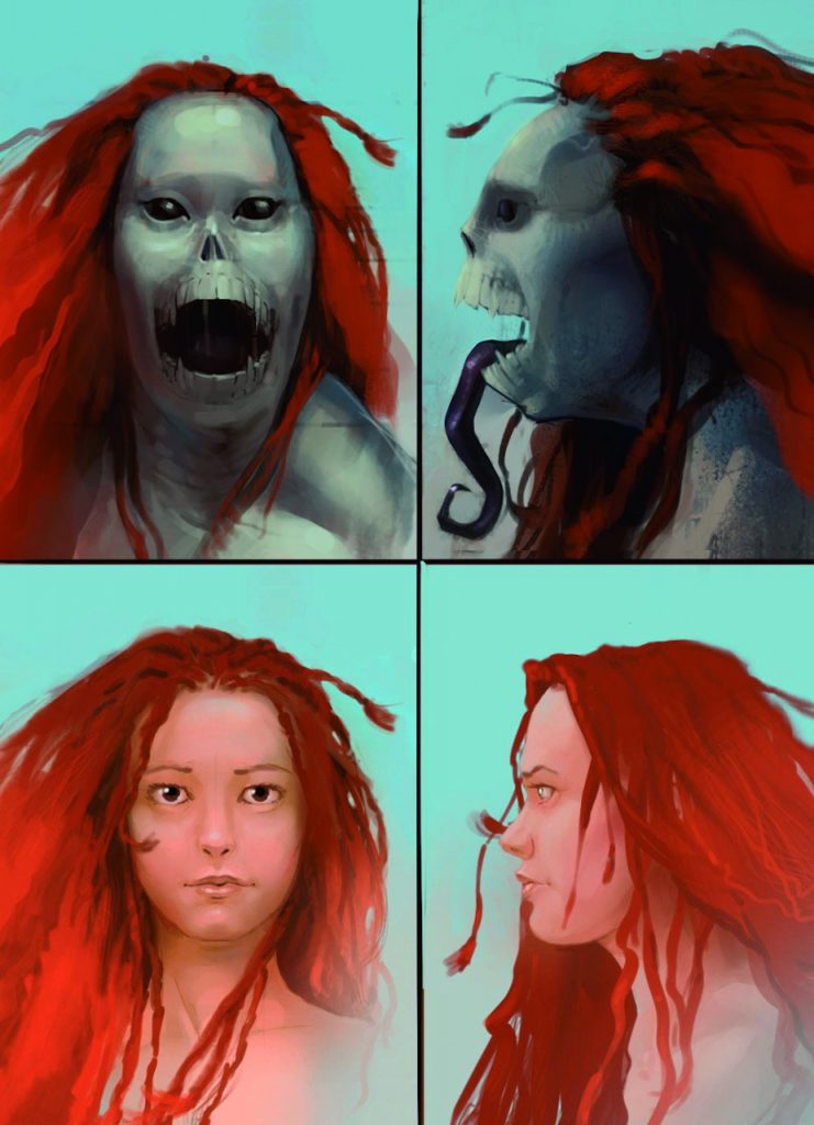 Prinzessin Adda und ihre Verwandlung zur Striege. (Bild: hexer.wikia.com)