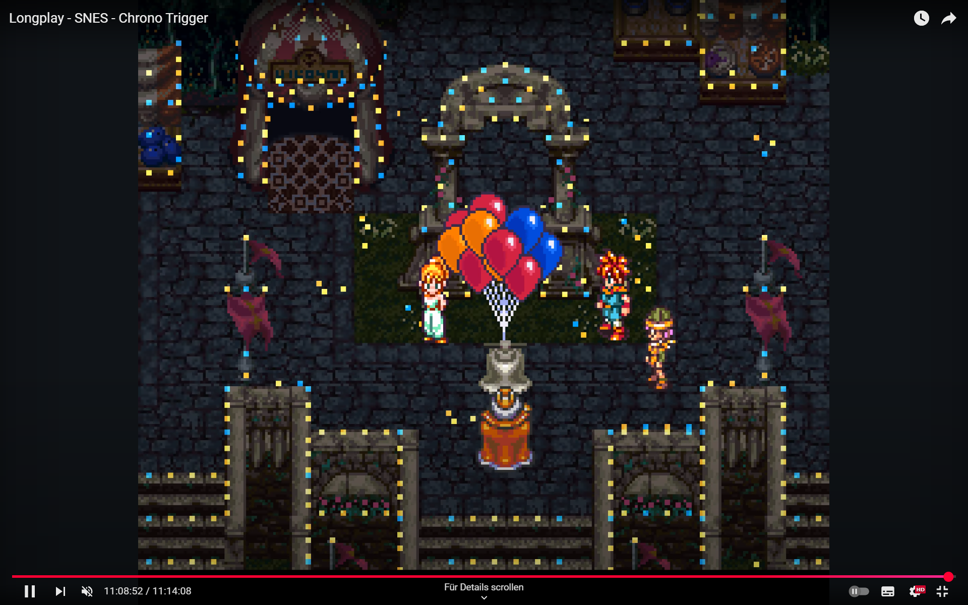 Ein großes Fest am Anfang und Ende des Spiels bildet einen schönen Rahmen