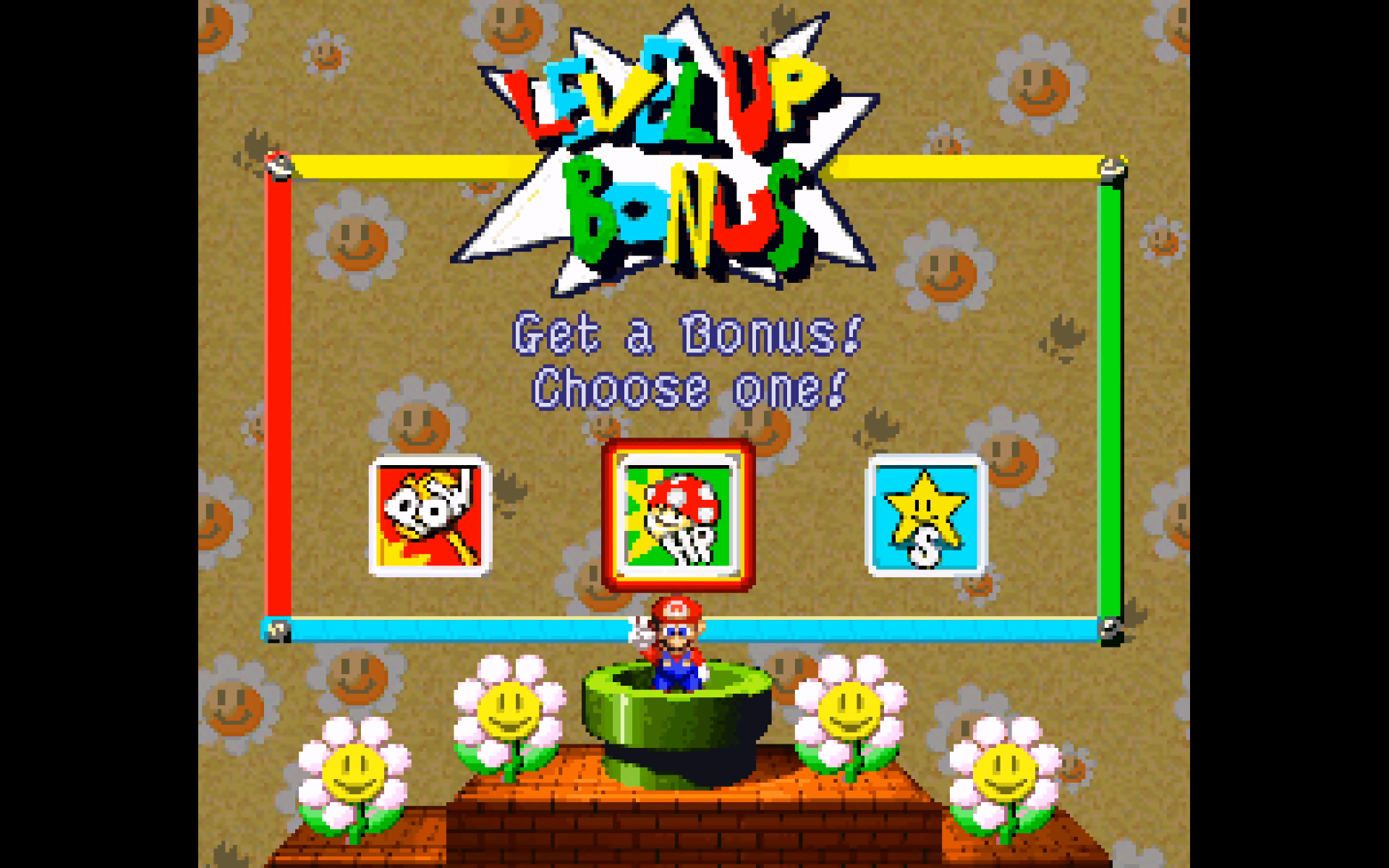 Beim Level-Up kann man sich seine Boni aussuchen