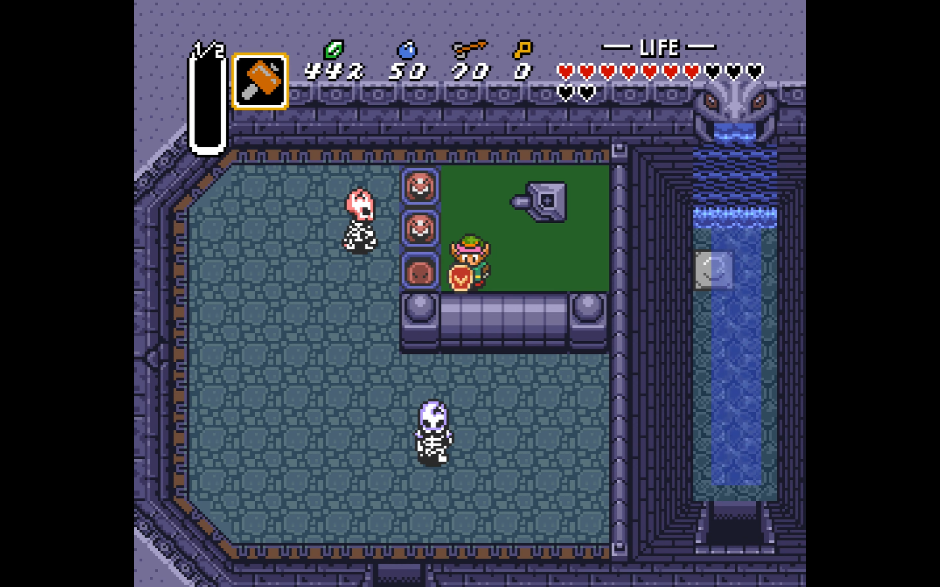 Im Wassertempel ist Mitdenken gefragt...