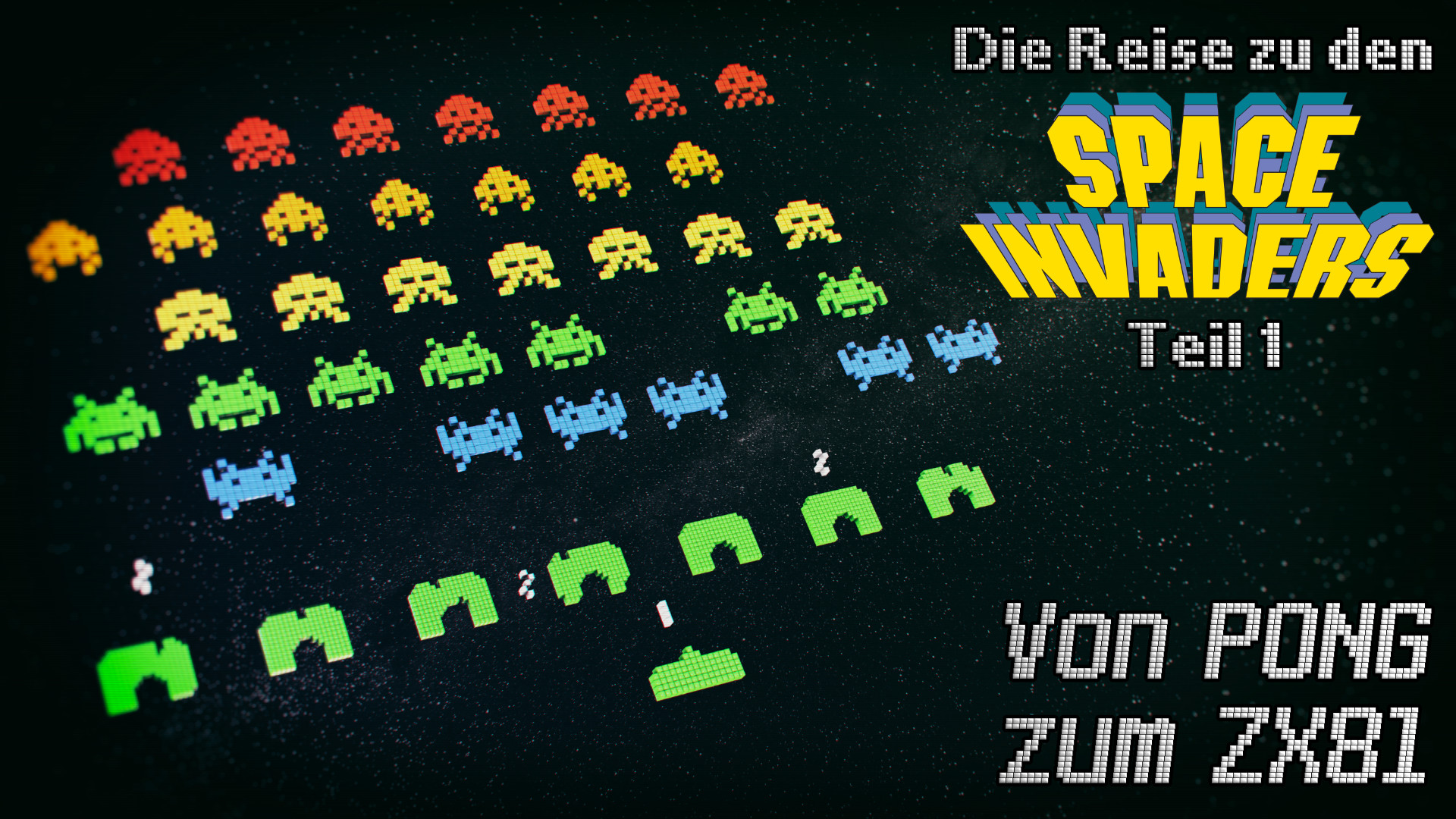 Die Reise zu den Space Invaders – Teil 1: Von PONG zum ZX81