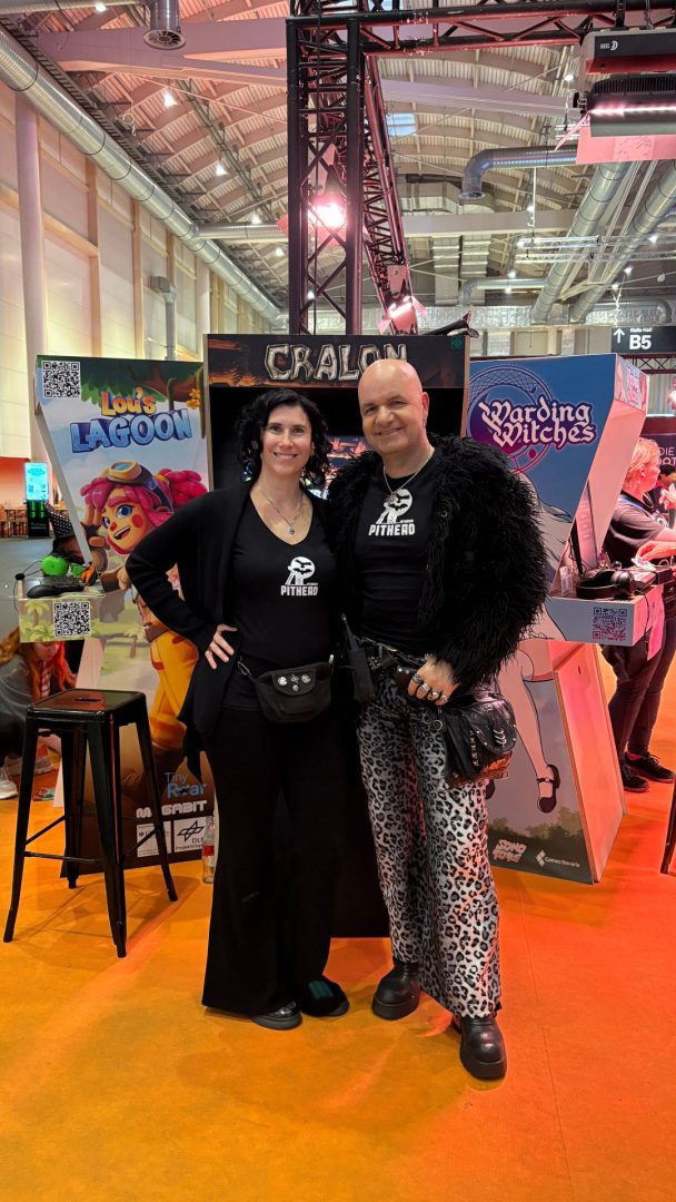 Jennifer und Björn Pankratz von Pithead Studio auf der Polaris 2025