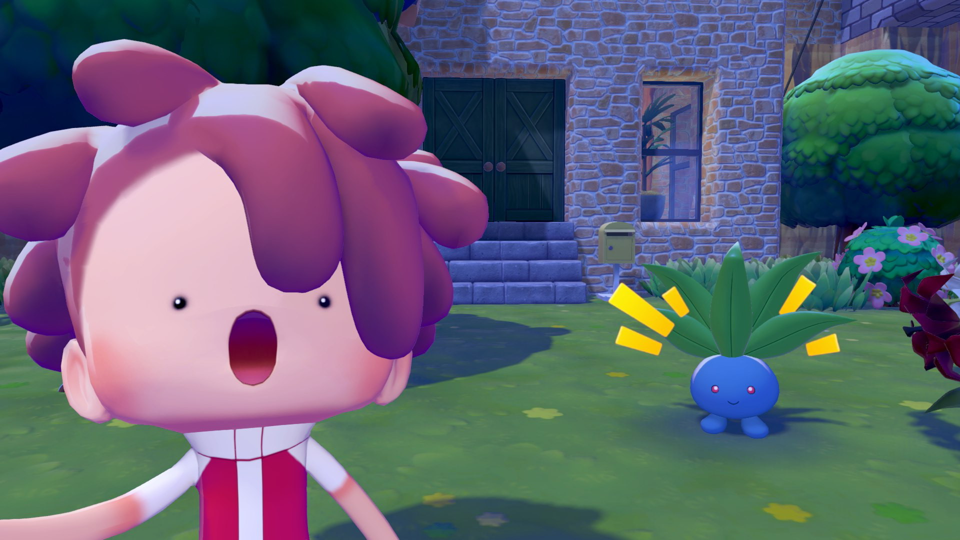 Die (Un)vereinbarkeit des Videospielhobbys und des Mamaseins - Teil 2 Pokopia Screenshot Spielfigur und Myrapla