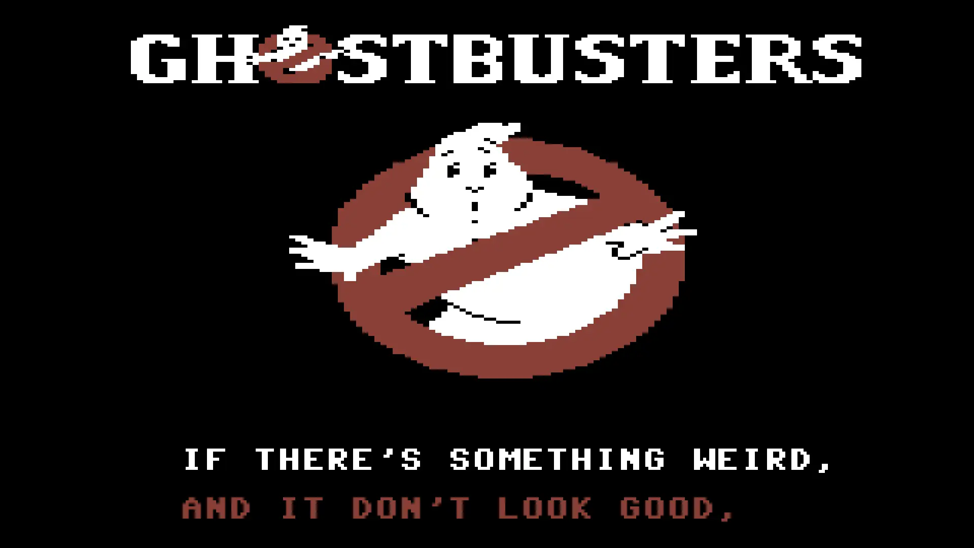 Ghostbusters: Dank C64 den Kinofilm auch im Kinderzimmer erleben