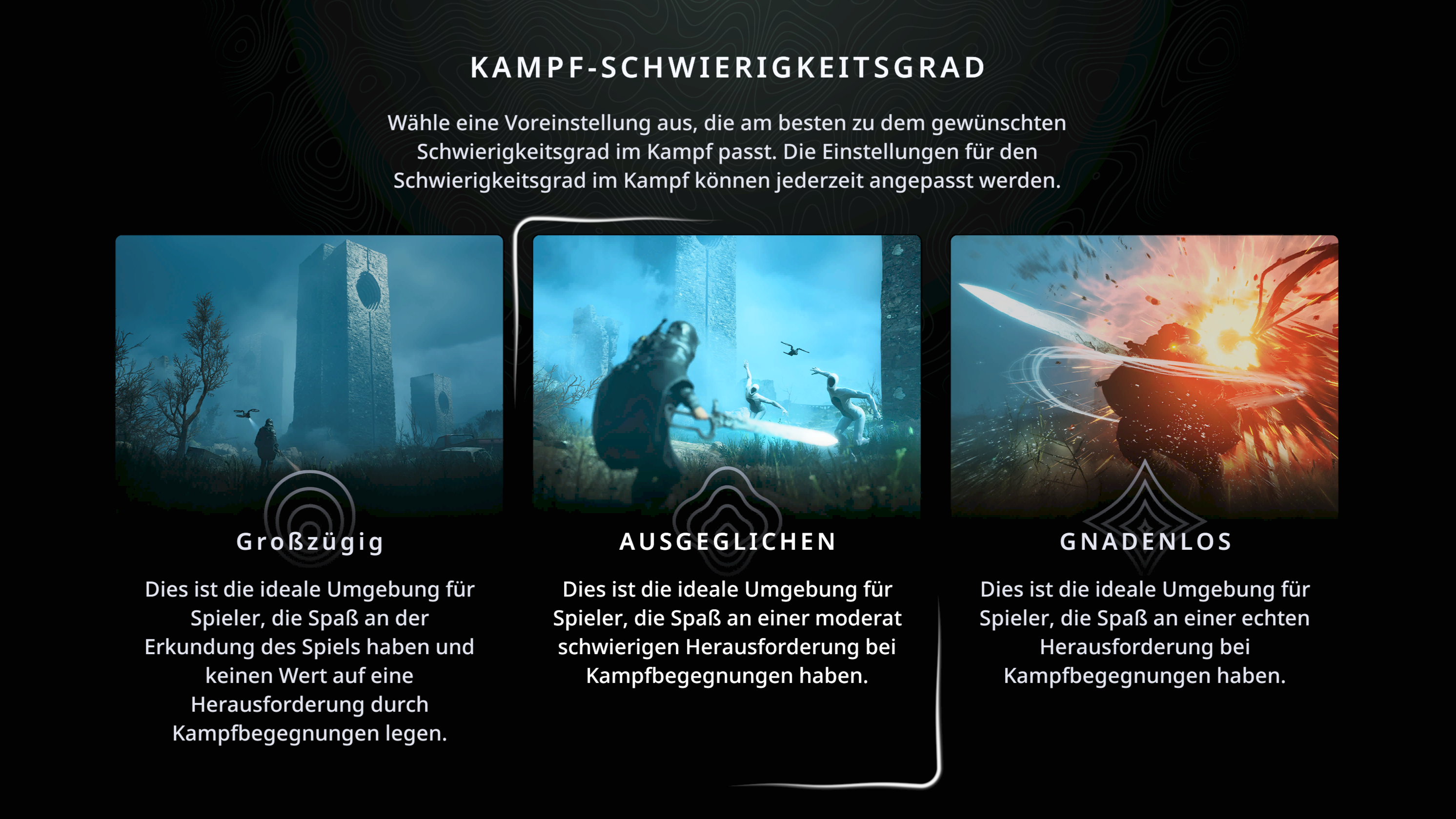 Forum Screenshot von der Hell is Us Schwierigkeitsauswahl nach Spielstart